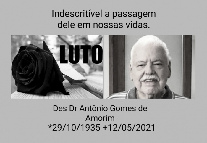 <p>Pelo Desembargador Dr. Ant&ocirc;nio Gomes de Amorim</p>